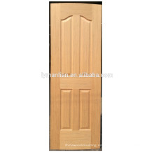 Piel de la puerta de la puerta de madera natural Piel de la puerta moldeada Piel de la puerta de chapa de melamina